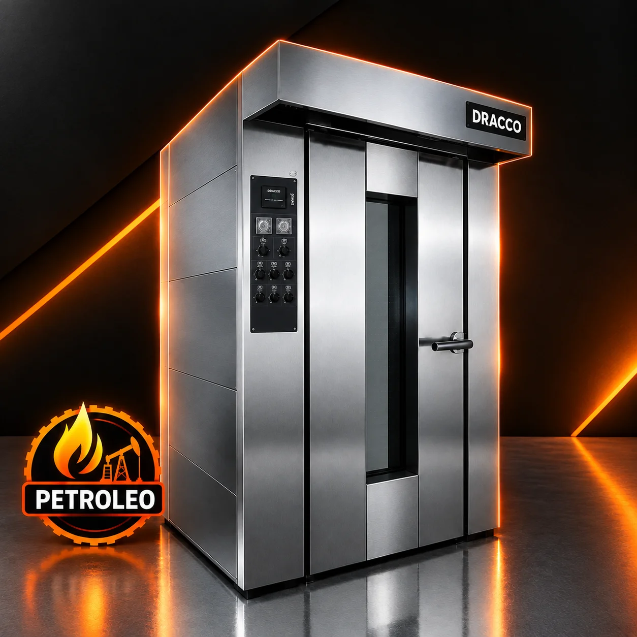 Horno Rotativo Petróleo De 15 Bandejas - Equipamiento gastronómico complementario DRACCO