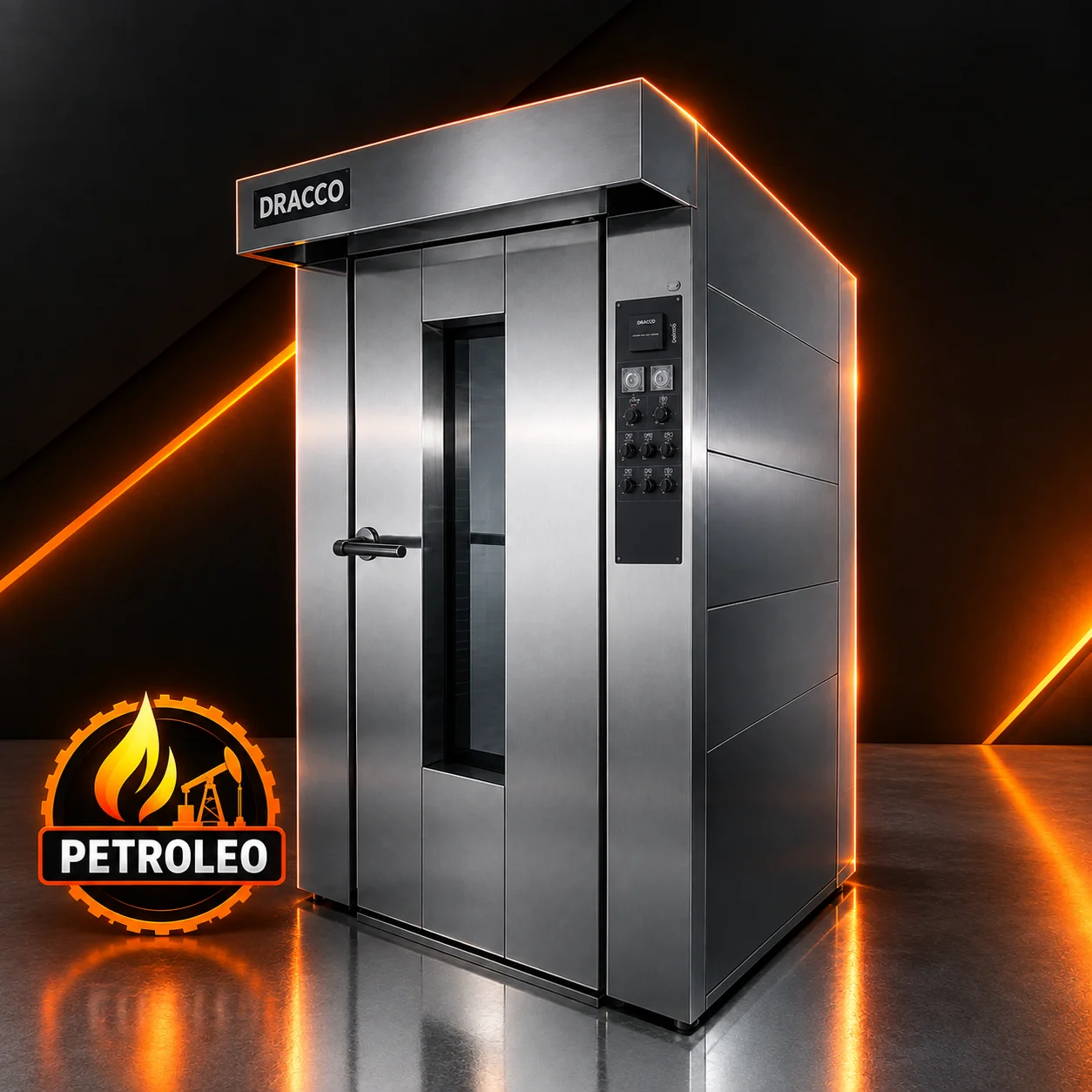 Horno Rotativo Petróleo De 18 Bandejas - Equipamiento gastronómico complementario DRACCO